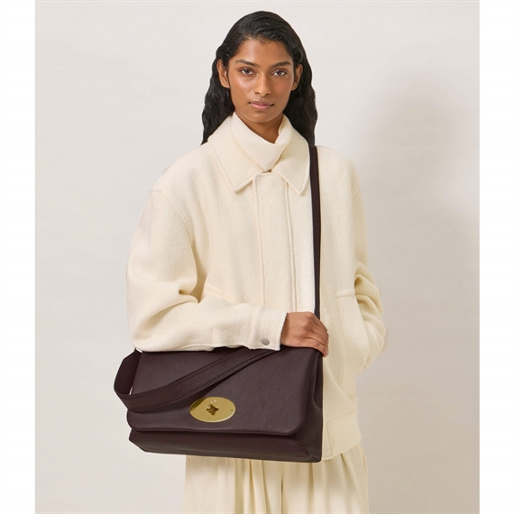 Mulberry Large Delilah Flap Bag Oxblood